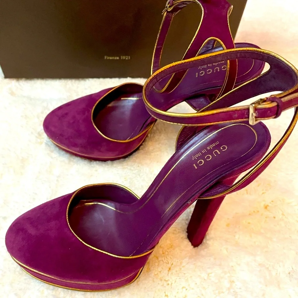 Authentic Pre-owned Gucci Huston Mary Jane Pumps - Picture 5 of 7